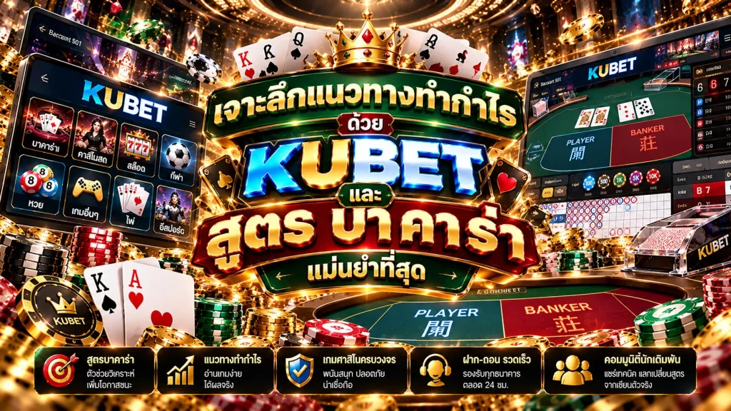 เจาะลึกแนวทางทำกำไรด้วย KUBET และ สูตร บา ค่า ร่า แม่นยำที่สุด